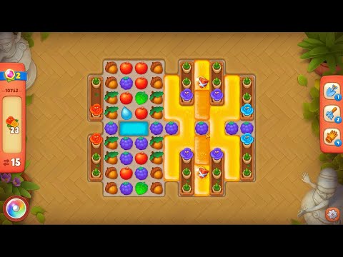 Gardenscapes level 10752 No Boosters Gameplay