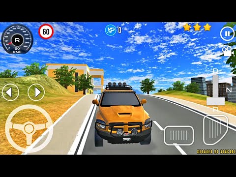 Car Driving School 3D - Orange Pickup Truck Driving - Android Gameplay FHD