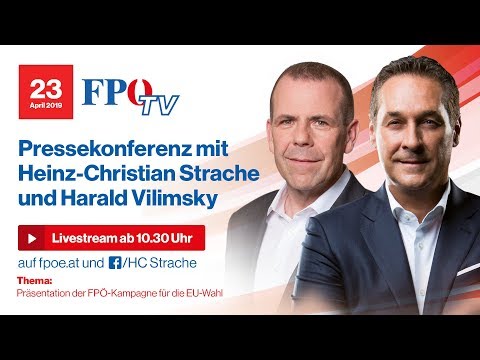 Komplettaufzeichnung: Die Präsentation der FPÖ-Kampagne für die EU-Wahl 2019!
