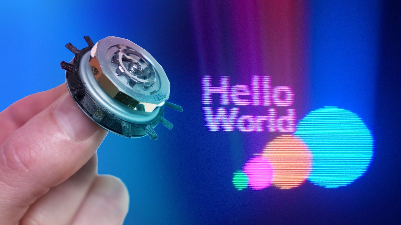 DIY Laser Image Projector (100ft+ Range!)