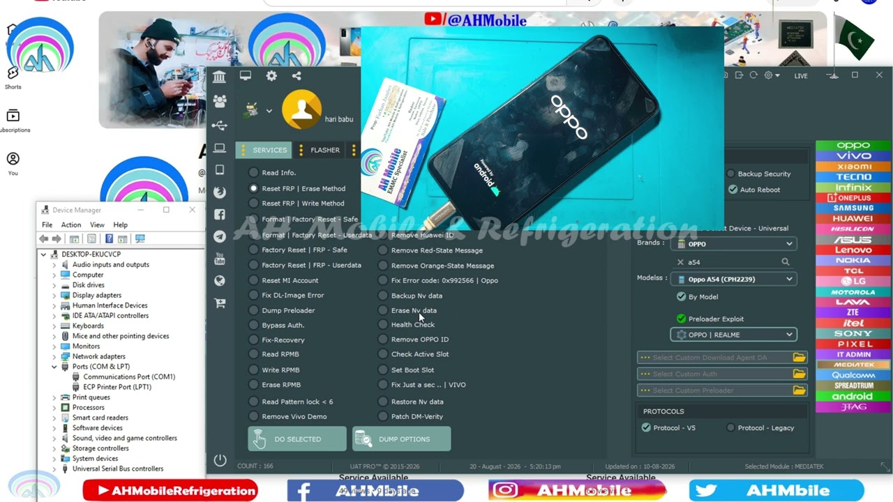 OPPO A54 (CPH2239) FRP Bypass (Online Service Available)