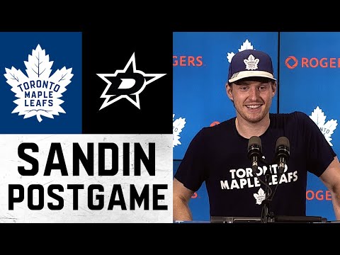 Rasmus Sandin Post Game ' Toronto Maple Leafs vs Dallas Stars ' March 15, 2022