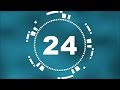 Countdown Timer 60 Sec V 387 Circle CLOCK 1 Min With SOUND Effects Beep HD 4k