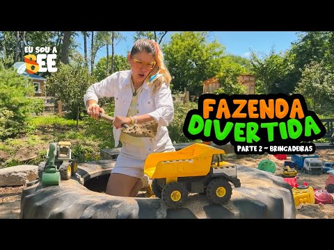 FAZENDA DIVERTIDA (Parte 2) | Bee brincando e explorando