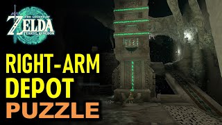 Right-Arm Depot Puzzle Walkthrough - Guidance From Ages Past | Zelda Tears of the Kingdom
