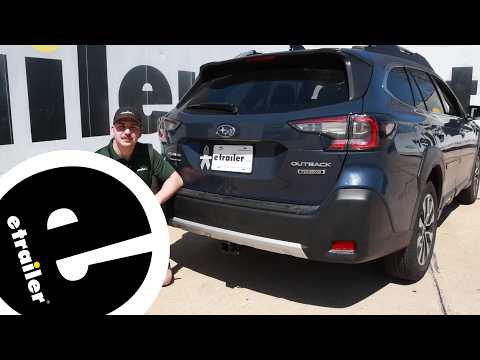 etrailer | How to Install: Curt Trailer Hitch Receiver on your 2023 Subaru Outback Wagon