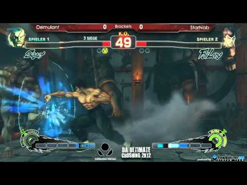 DUC 2k12 SSFIV AE Demulant (Sagat) vs StarNab (Fei Long) Winners 1/4 Finals