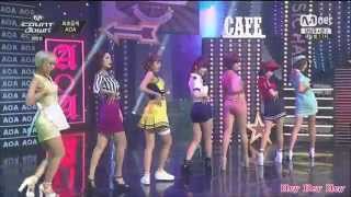【HD繁體中字】140619 AOA  Ace of Angels (에이오에이)-  Short Hair  @ M!Countdown