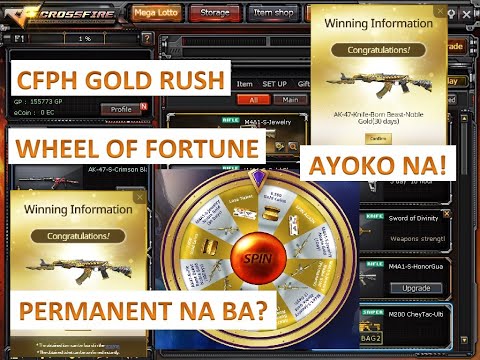 CrossFire Philippines 2020: Playing Wheel of Fortune in Gold Rush        (Ayoko na!)