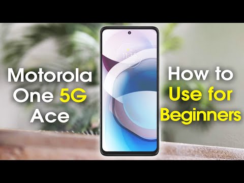 Motorola One 5G Ace for Beginners (Learn the Basics in Minutes) | Moto One 5G Ace New User Guide
