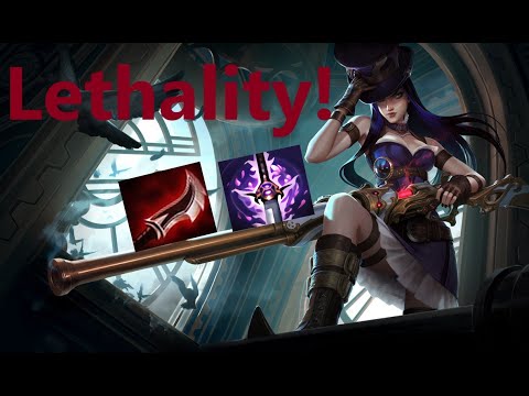 Full Lethality Caitlyn oneshots In URF!!!