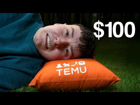 I Camped Using Only $100 Worth of Temu Products