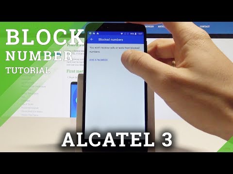 How to Block Calls on ALCATEL 3 - Add Number to Blacklist