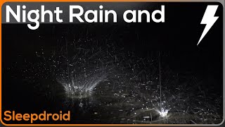 Эффект присутствия: звуки ночного дождя или ливня - Видео онлайн