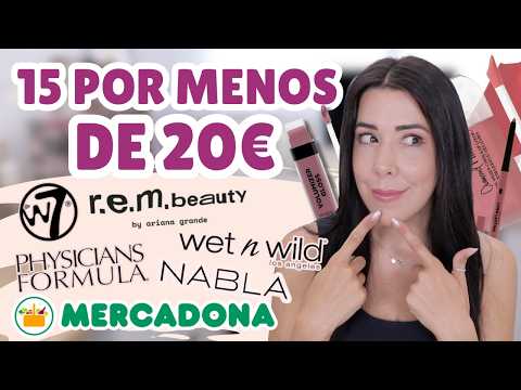 15 Productos MAQUILLAJE por menos de 20€ | MERCADONA, SEPHORA, PRIMOR,…
