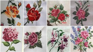 Awesome & Easy Cross stitch pattern for beginners || charsuti kerhai for everything #crossstitch