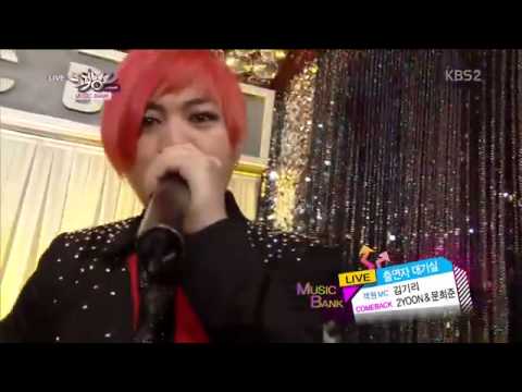 130118 2YOON @ Music Bank Backstage