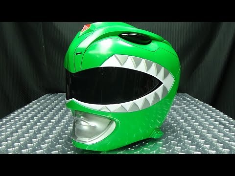 Mighty Morphin Power Rangers LEGACY GREEN RANGER HELMET: EmGo's Power Rangers Reviews N' Stuff
