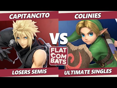 Flat Combats 3 Losers Semis - Capitancito (Cloud) Vs. Colinies (Young Link) SSBU Smash Ultimate