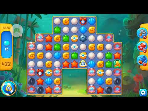 Fishdom level 6375 with a puzzle (с головоломкой)