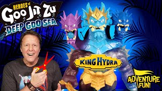 What’s Inside 13 Heroes of Goo Jit Zu Deep Sea Goo Including King Hydra AdventureFun Toy review!