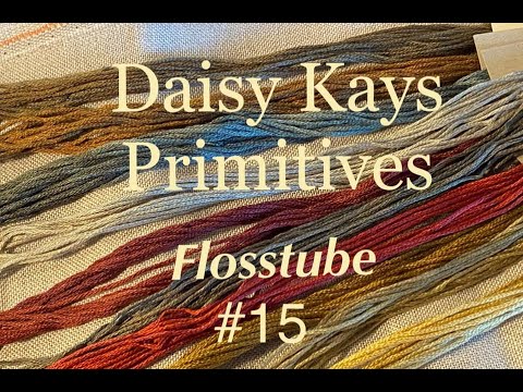 FlossTube #15 - Stitching Update & Linen Stash