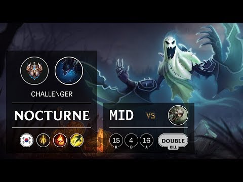 Nocturne Mid vs Camille - KR Challenger Patch 10.2