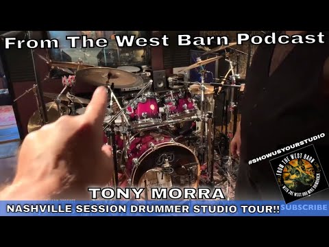 Nashville Session Drummer Studio Tour!! Tony Morra - Show Us Your Studio!