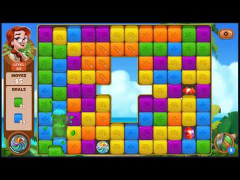 Lost Island Blast Adventure Level 49 - NO BOOSTERS 🏝️ | SKILLGAMING ✔️