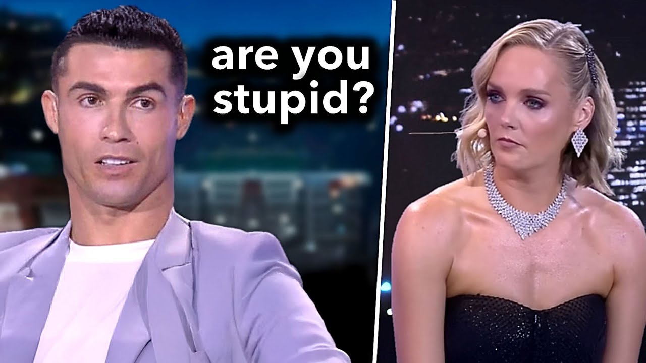 Cristiano Ronaldo Shutting Down Disrespectful Interviewers