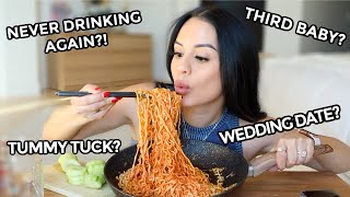 HOT NOODLE MUKBANG Q&A!