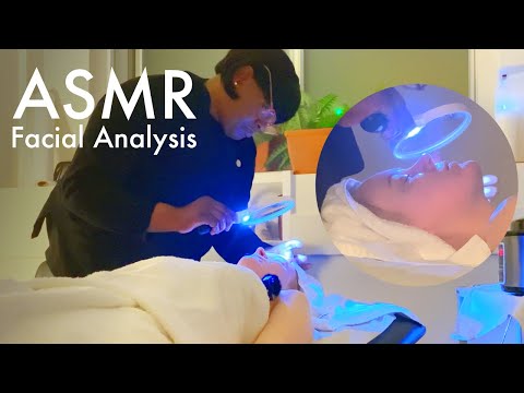 ASMR Facial analysis & Hot stones (unintentional asmr, real person asmr)