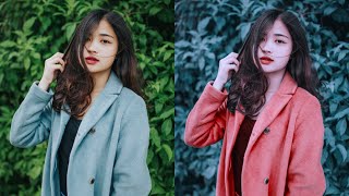 어피니티포토 다크 그린으로 색감 보정하기