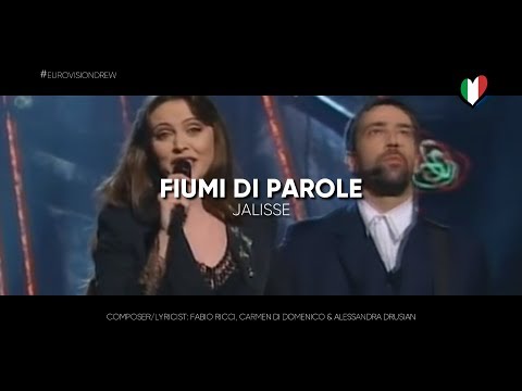 JALISSE - "FIUMI DI PAROLE"  [EUROVISION 1997: ITALY] LYRICS