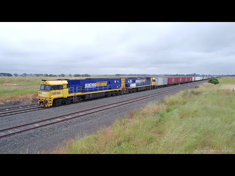 Pacific National 5AM5 Intermodal Container Freight Train (23/12/2022) - PoathTV Australian Railways