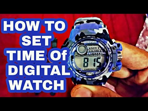 How to Set Time of Any Digital Watch