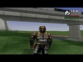 Член группировки Хаос в бронекостюме «СКАТ-9М» из S.T.A.L.K.E.R для GTA San Andreas видео 1
