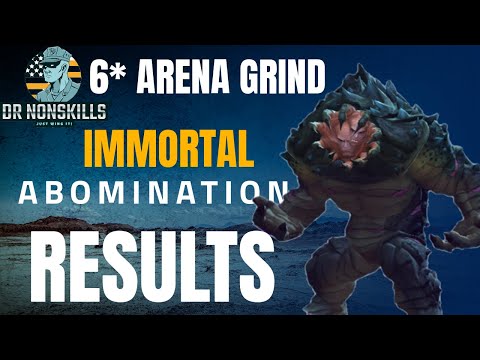 6 Star Immortal Abomination Arena Results - my first 6 star from Arena - Marvel Contest Of Champions
