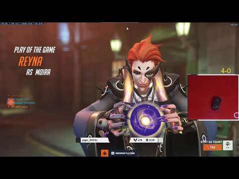 POTG MOIRA! Gale Adelade Ana + Moira God Overwatch 2 Season 4 Top 500 Gameplay