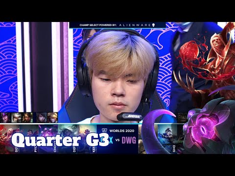 DWG vs DRX - Game 3 | Quarter Finals S10 LoL Worlds 2020 PlayOffs | DRX vs DAMWON Gaming G3 full