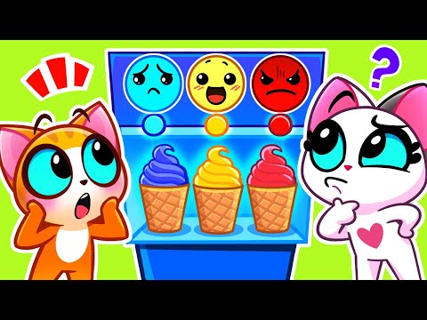 Share My Emotions | Ice-Cream Machine | Learn Feelings and Emotions | Useful Stories | Purr-Purr