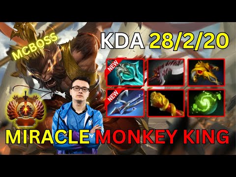 Miracle Monkey King 7.33 NEW ITEMS Build Harpoon and Disperser UNSTOPPABLE CARRY WUKONG