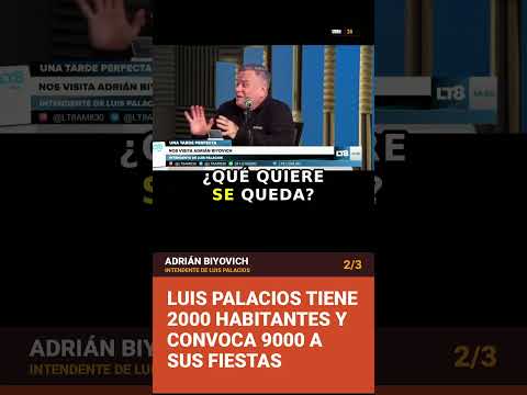 Luis Palacios tiene 2000 habitantes y convoca 9000 a sus fiestas | UMN24