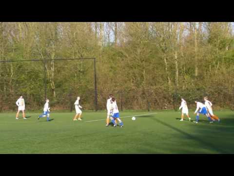 DWO JO13-2  -  BERNARDUS  JO13-1  eerste helft  25-3-2017