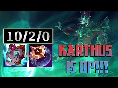 Karthus is INSANE in the jungle!!! 1v9 champion - League of Legends