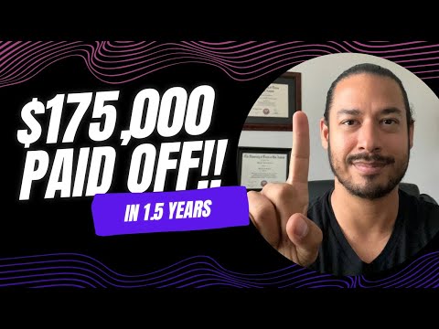 How I Paid Off $175,000 in Debt in 1.5 Years – My Exact Plan