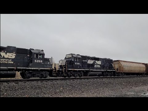 One of the Weirdest NS Trains I've Ever Seen - Read Description - w/  Startup & Speed Pass of 2 More