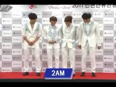 110813 2AM Red Carpet @ Incheon Korean Music Wave 2011