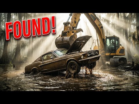 Found Buried in Swamp! 1967 Ford Mustang Restoration - Will It Run