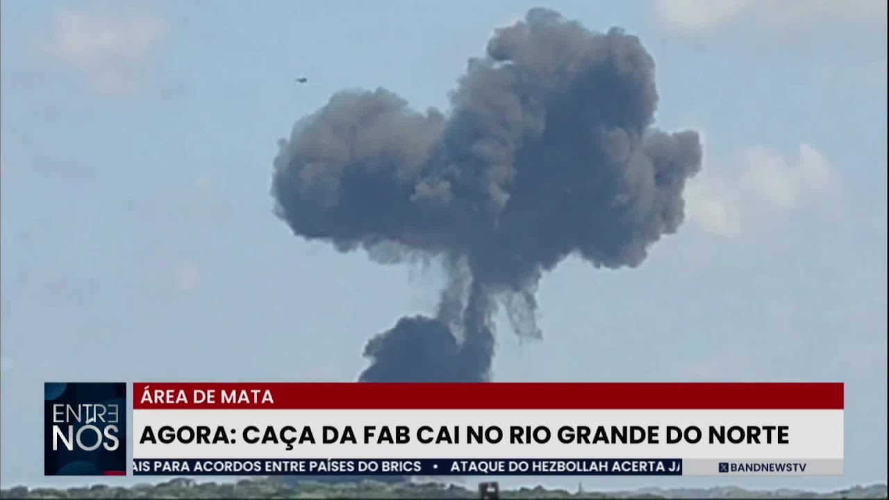 Avião da FAB cai no Rio Grande do Norte em área de mata